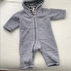 Hanna Andersson reversible sherpa one piece jacket